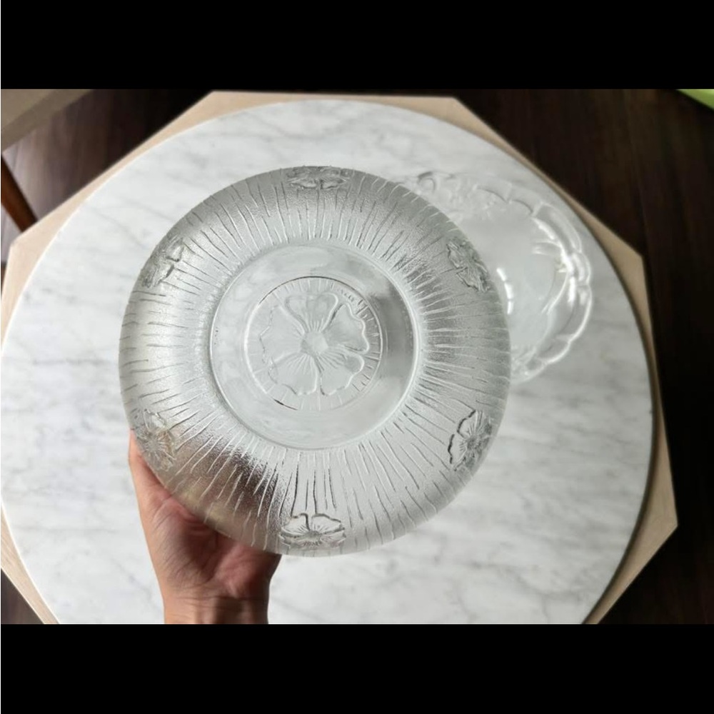 Elegant Clear Glass Bowl